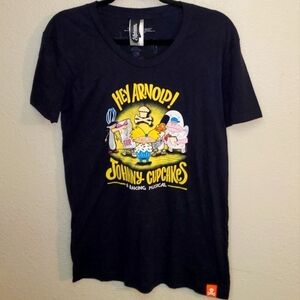 Johnny Cupcakes x Nickelodeon collaboration XL Hey Arnold t-shirt